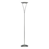 Opus Floor Lamp Satin Chrome